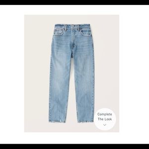 Abercombie High Rise Mom Jeans